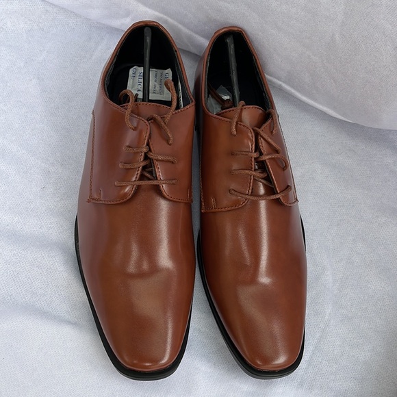 Joseph Abboud Brown Oxford Shoes main image 5